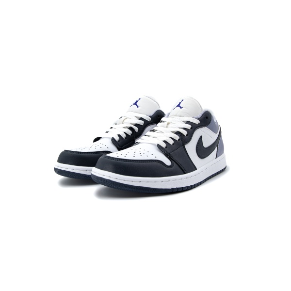 Кроссовки AJ 1 Low White Black Grey S19546-18