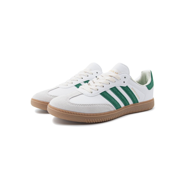 Кроссовки A. Samba 9990 White Green S11926-73
